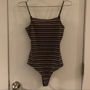 IRIS stripped 70s styled body suit